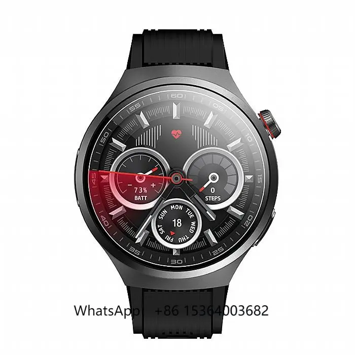 

TJXLWonlex MT106 Sim Card 4G Wi-Fi Amoled Dual Speaker Android 3GB+32GB Phone Camera SportWatch GPS Beidou Glanas Google Play