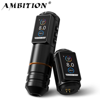 Ambition Ninja Pro+ Strong Coreless Motor Wireless Tattoo Machine Billing Battery 2000mAh Professional Rotary Pen for Artister
