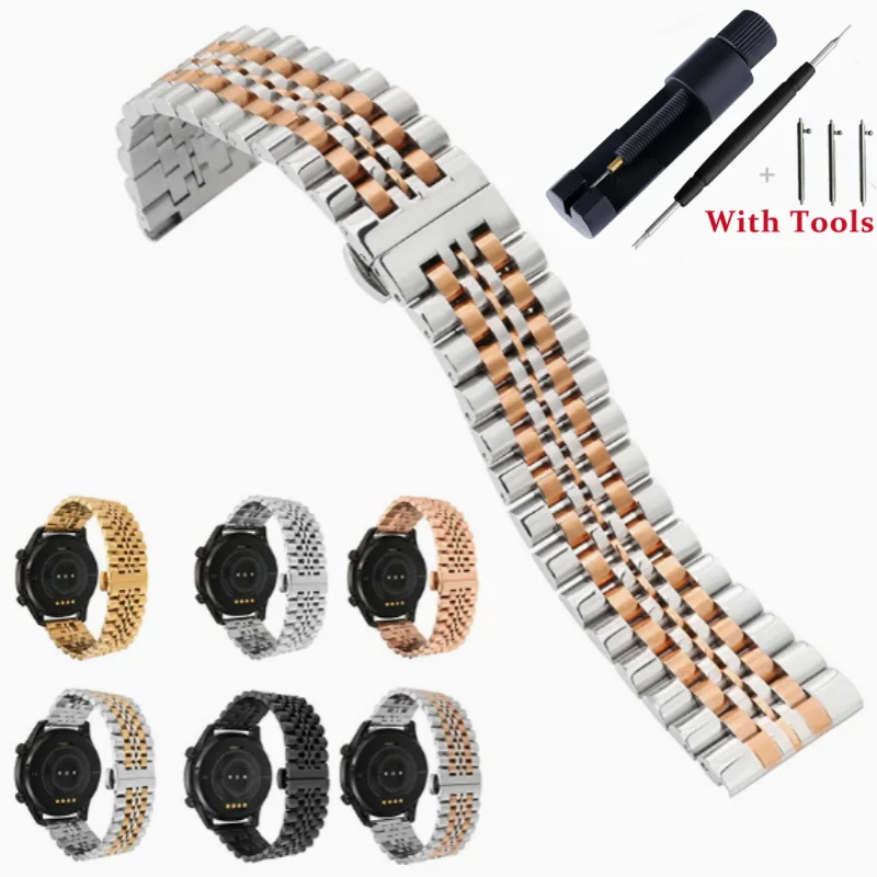 

20mm 22mm Quick Release High Quality Stainless Steel Watch Strap Replacement for Men Women Universal Watch Band Accessories