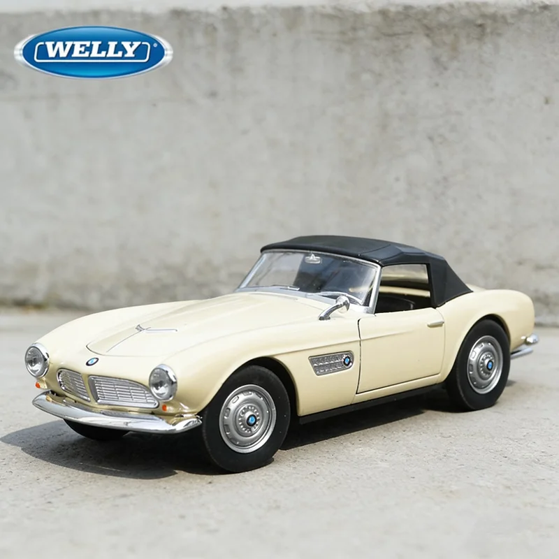 

WELLY 1:24 BMW 507, кабриолет из сплава, модель спортивного автомобиля, литой под давлением металлический классический автомобиль, модель автомобиля, высокая имитация, детская игрушка в подарок