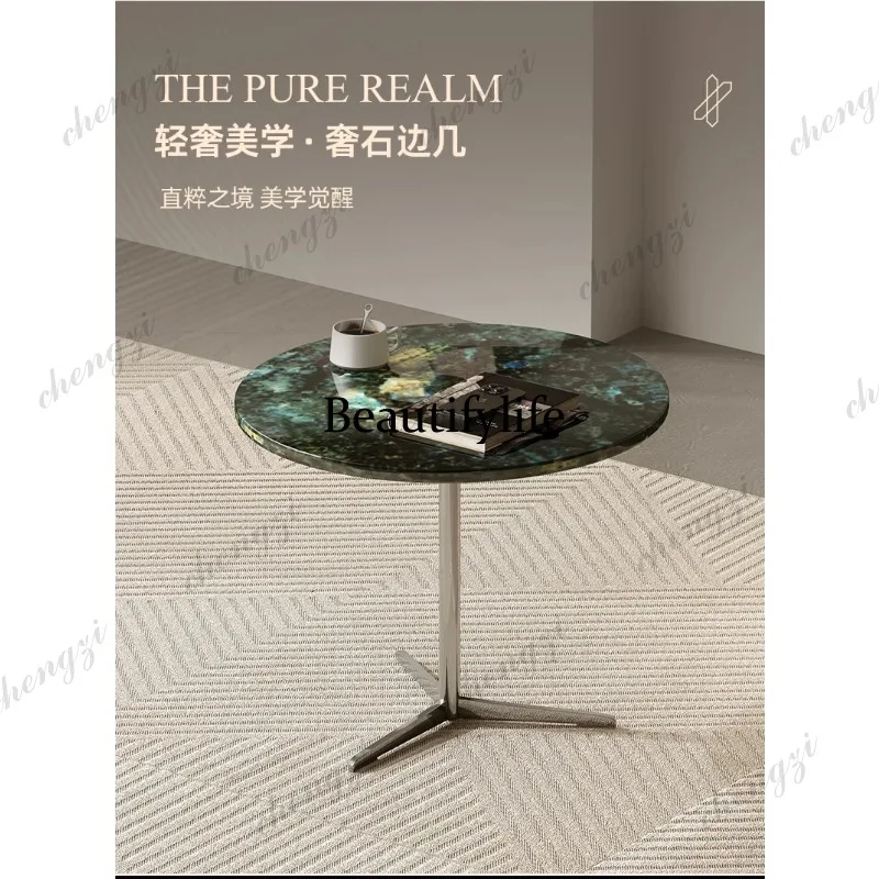 A74 modern simple luxury stone edge several large and small apartment living room sofa corner several