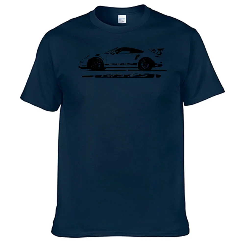 T shirt RS-Porsche T Shirt 100% Cotton Short Sleeve Tops Sales N04