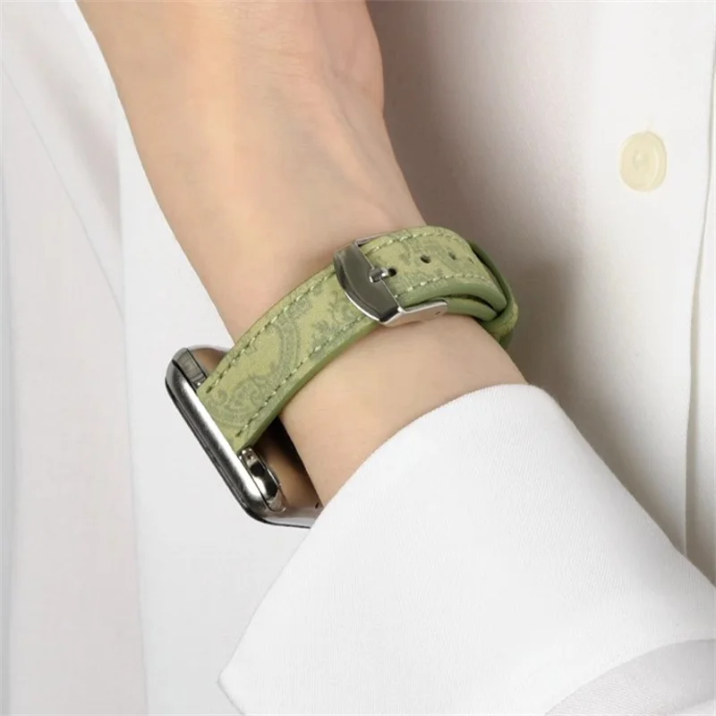 Narrow body Leather  Strap for Apple Watch Band 44mm 40mm 41mm 45mm 38mm 42mm 49mm  iWatch 9 8 7 SE 6 5 4 3 2 1 Woman Bracelet