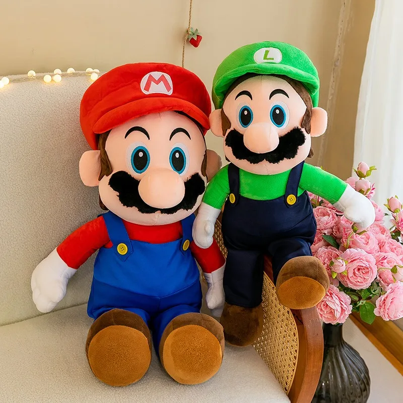 

70 см Kawaii Mario плюшевая игрушка серии большой размер мягкая кукла милая наполненная кукла для детей подарок на день рождения идеальный детский приятель