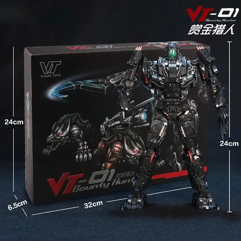 Transformation Toys Lockdown Action Figure VT01 VT-01 UT R01 BSL Two Dogs Deformation Robot Anime Alloy Model Bounty Hunter Gift