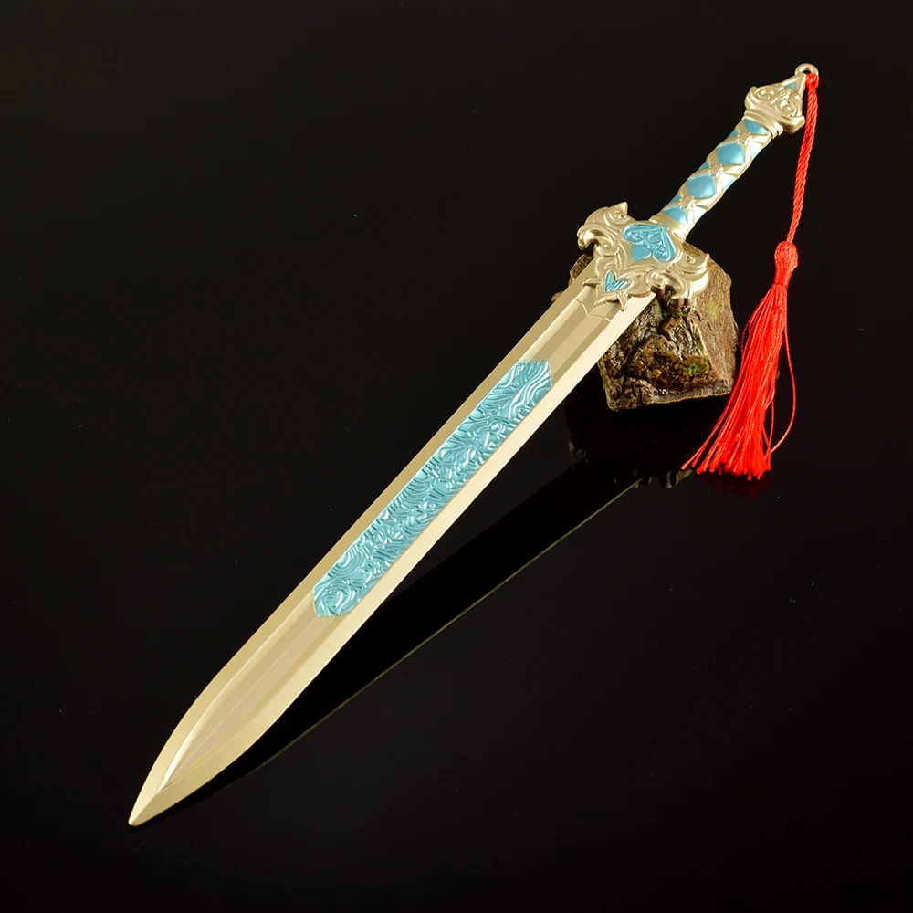 30 cm/11.81in Zegel van de Goden Twaalf Zwaarden Serie Oude Zwaard Wapens Model MOYE Zwaard Desktop Collector's item Ornamenten