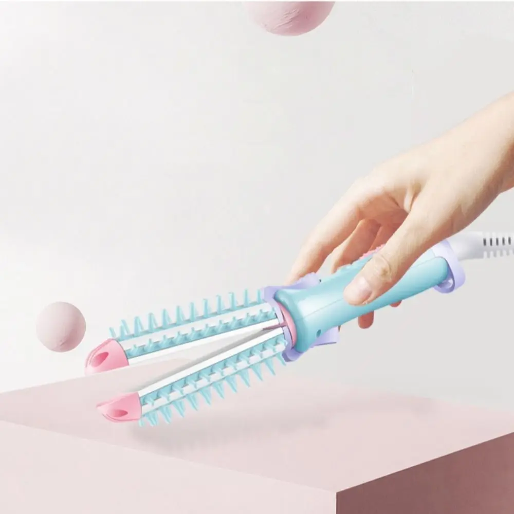 

Straightening Electric Hair Straightener Comb Hairdressing Smoothing Hair Straightener Brush Environmentally Auto-rotating