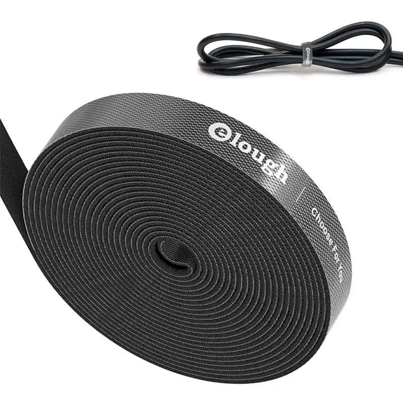 Hook Fastening Tape Computer Data Cable Coloured Cable Ties Hook Nylon Fastening Tape Tearable Wire Manager