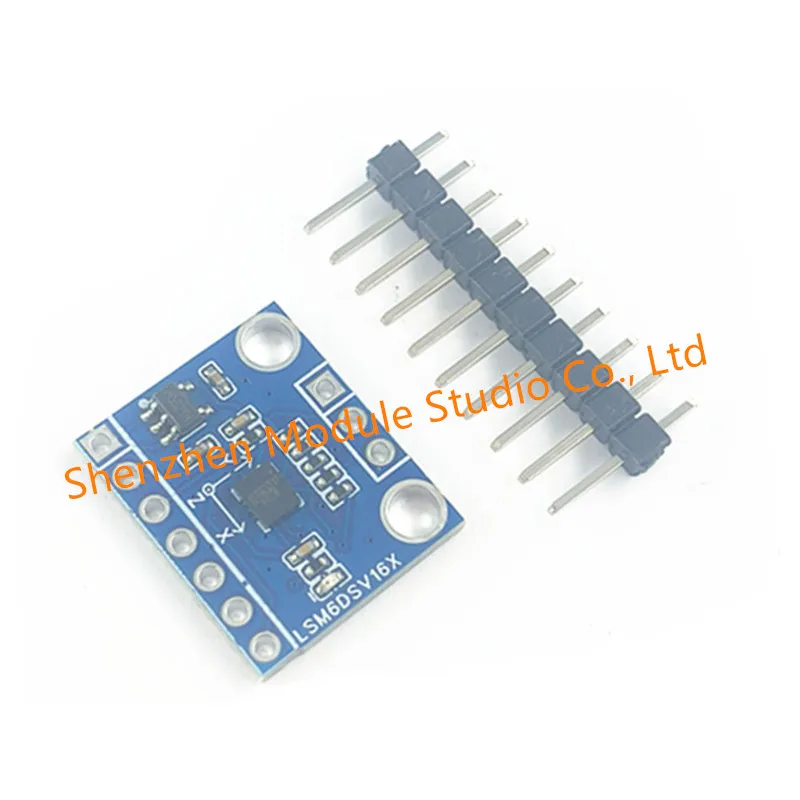 Module capteur six axes LSM6DSV16XTR, fusion d'algorithmes intégrés avec application d'IA, 1 pièce