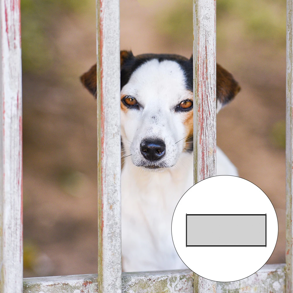 Barreras portátiles para mascotas, valla para perros, para el hogar, puerta negra de seguridad, puertas interiores para bebés