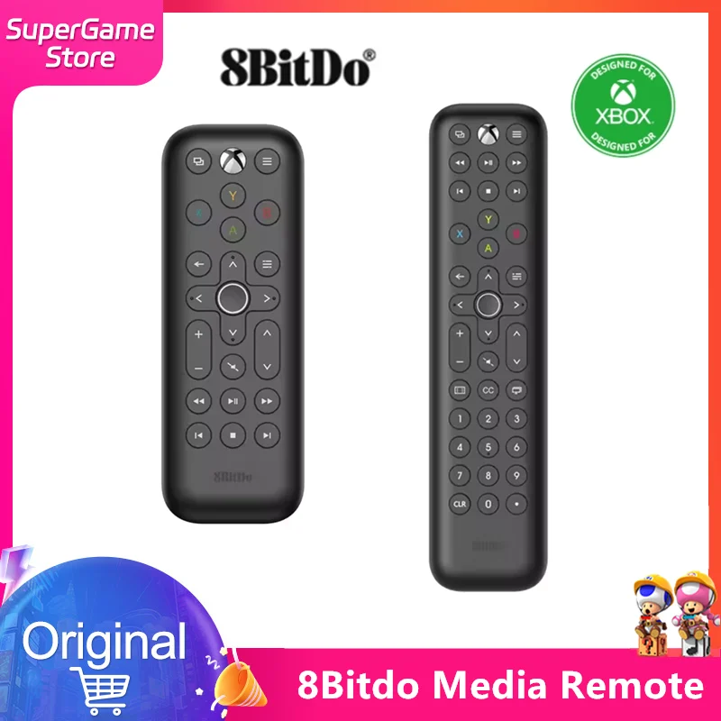 8BitDo Media Remote for Xbox One, Xbox Series X and Xbox Series S Console DVD Entertainment Multimedia Controle