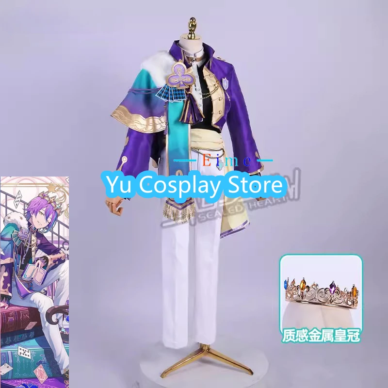 Kamishiro Rui Cosplay Costume Cosplay Party Suit with Crown Halloween Carnival Uniforms Anime Clothing Custom Made