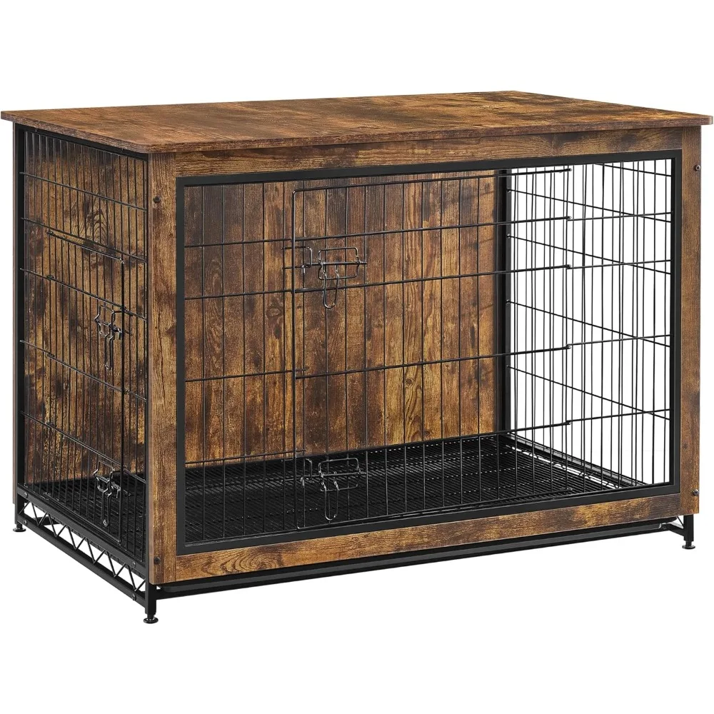 

Dog Crate Furniture, 44.1" Side End Table, Modern Kennel for Dogs Indoor up to 80 lb, Heavy-Duty Dog Cage