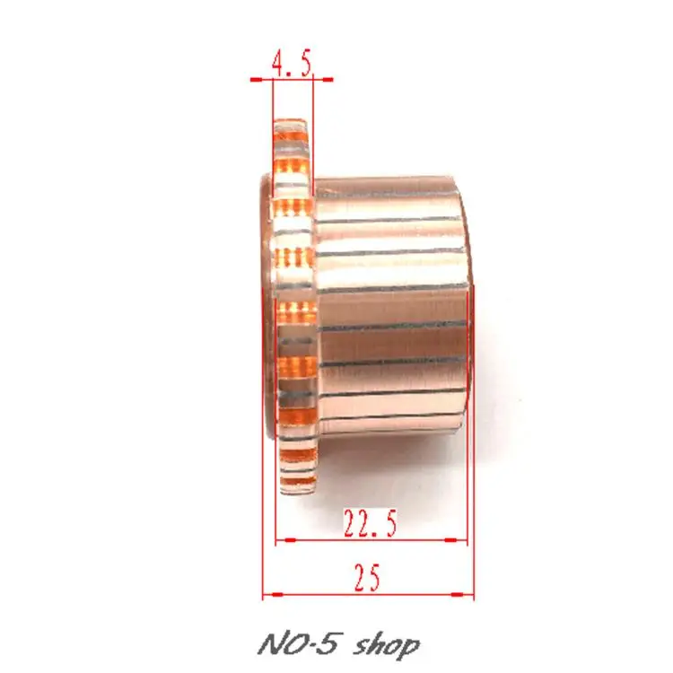 5pcs 12x33x25mm Copper Bars Electric Motor Commutator