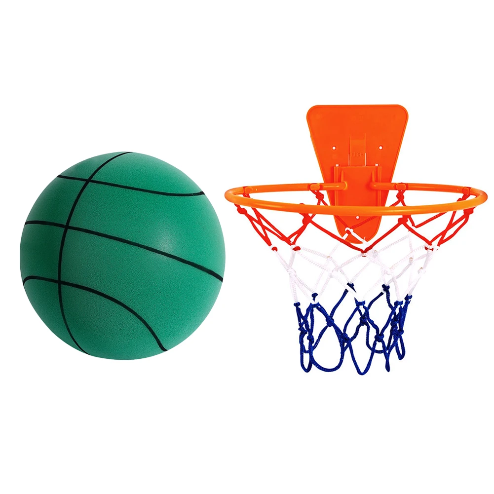 18/21/24 Cm Geen Lawaai Basketbal Maat 3/5/7 Multicolour Spons Basketbal Indoor Training bal Stuiteren Voor Kinderen Kerstcadeaus