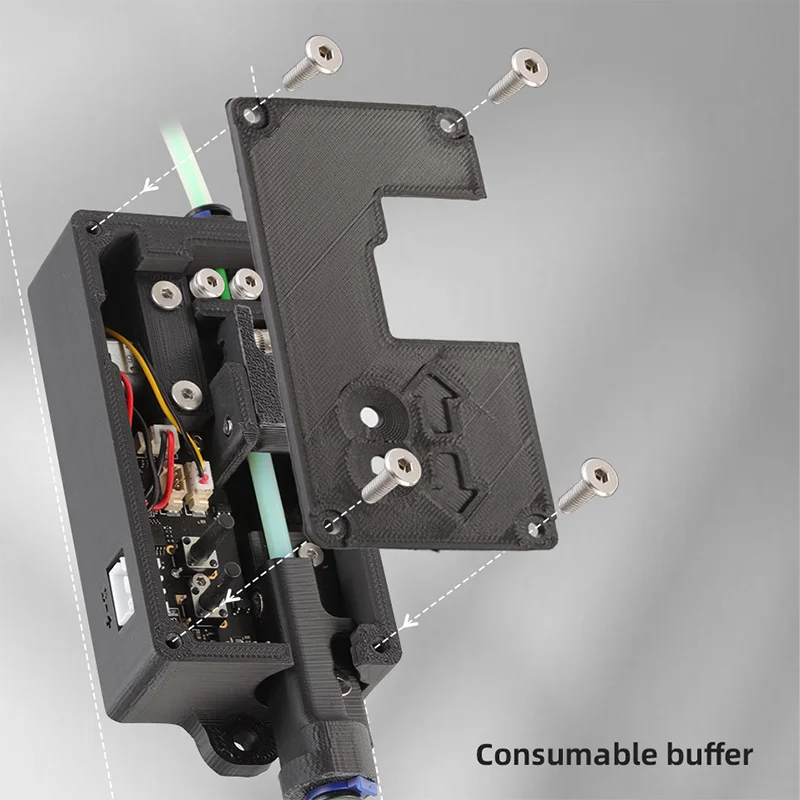 Mellow LLL Filament Buffer für 3D-Drucker – automatische Filamentzuführung, Brucherkennung, verbessert die Druckqualität für Voron Vzbot