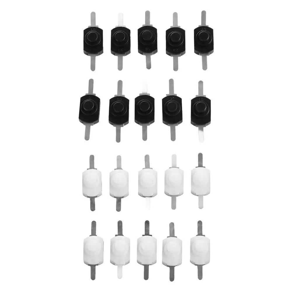 10PCS Mini Push Button for Electric Torch 1208YD Switch Push-Button Switch Button Switch Torch Control Switch On Off Swtich