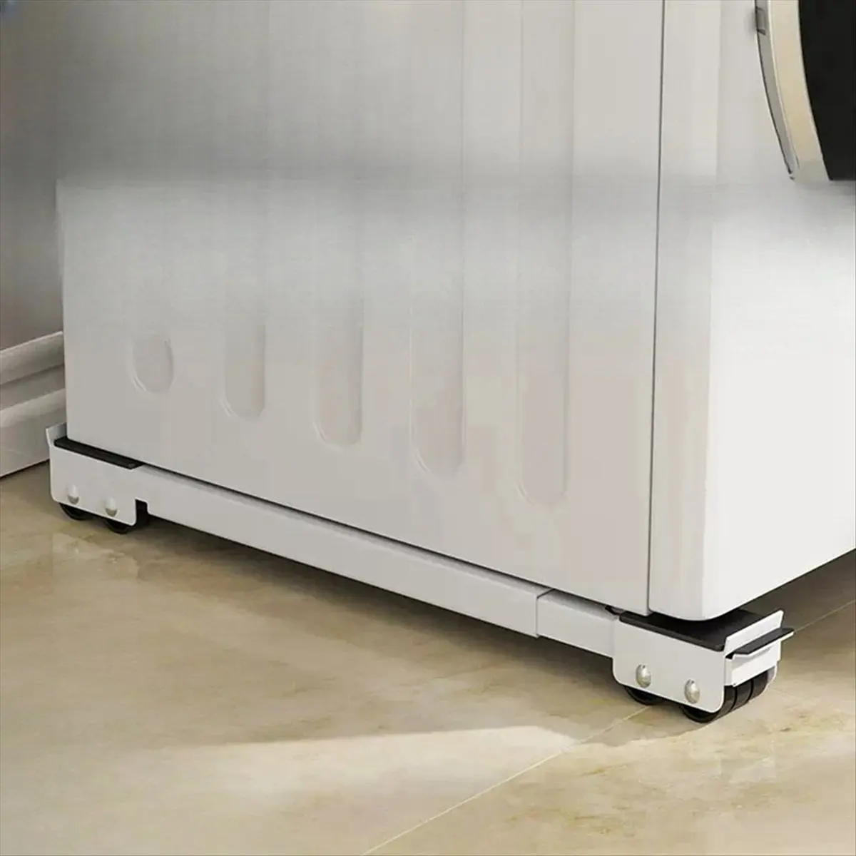 

*ABDH Adjustable Movable Base for Refrigerator and Washing Machine-Roller Bracket with 16 Wheels to Enhance Stability A