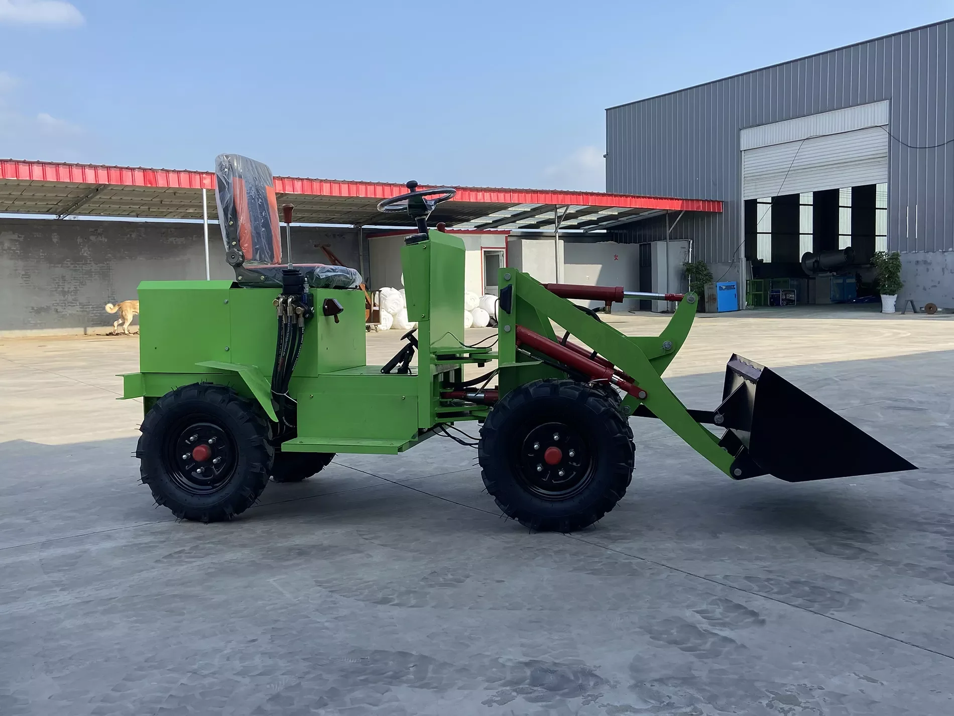 500KG Small Electric Loader Mini Loader Electric Small Wheel Loader