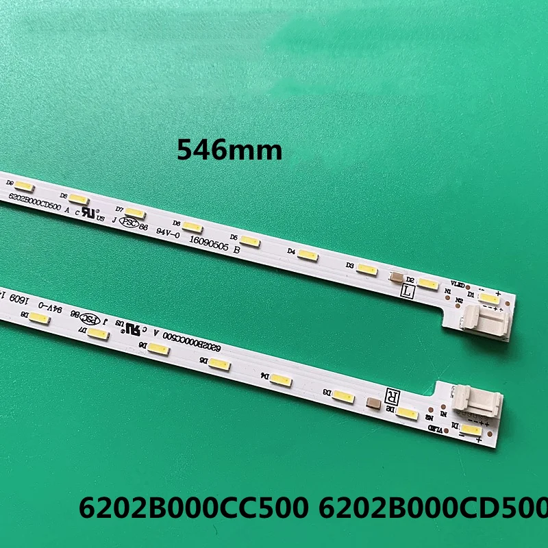 Strip lampu latar LED untuk LCD 50SU460A LCD LCD LCD 50lcd 50SU570A V500DJ7 LCD DJ