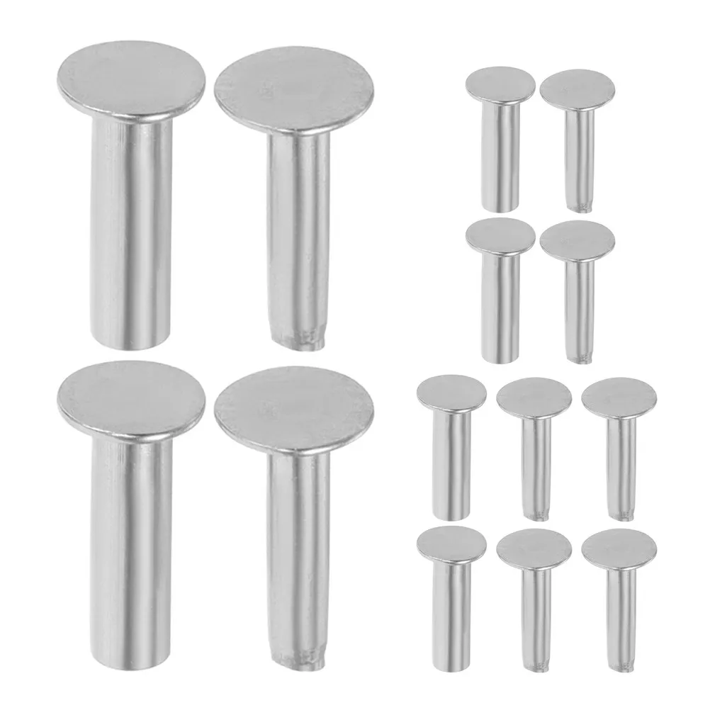 7Pairs Stainless Steel Heavy Duty Knife Handle Rivets Cutter Fasteners Kitchen Chef Cutlery Knife Making Pins Grip Nails