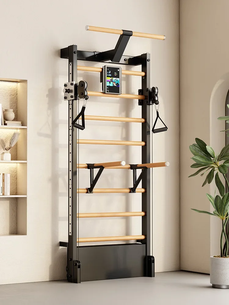 Width Height Adjustable Pull Up Bar Custom Fit Indoor Fitness Training Gear