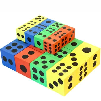 5 Teile/los EVA Schaum Würfel Set Bunte 6-seitige Lustige Punkt Würfel Club/Party/Familie Spiele