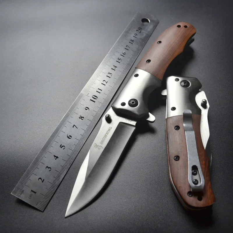 DA51 Outdoor Portable Folding Knife for Men High Hardness Survival Military Tactical Pocket Knives for Camping and Fishing