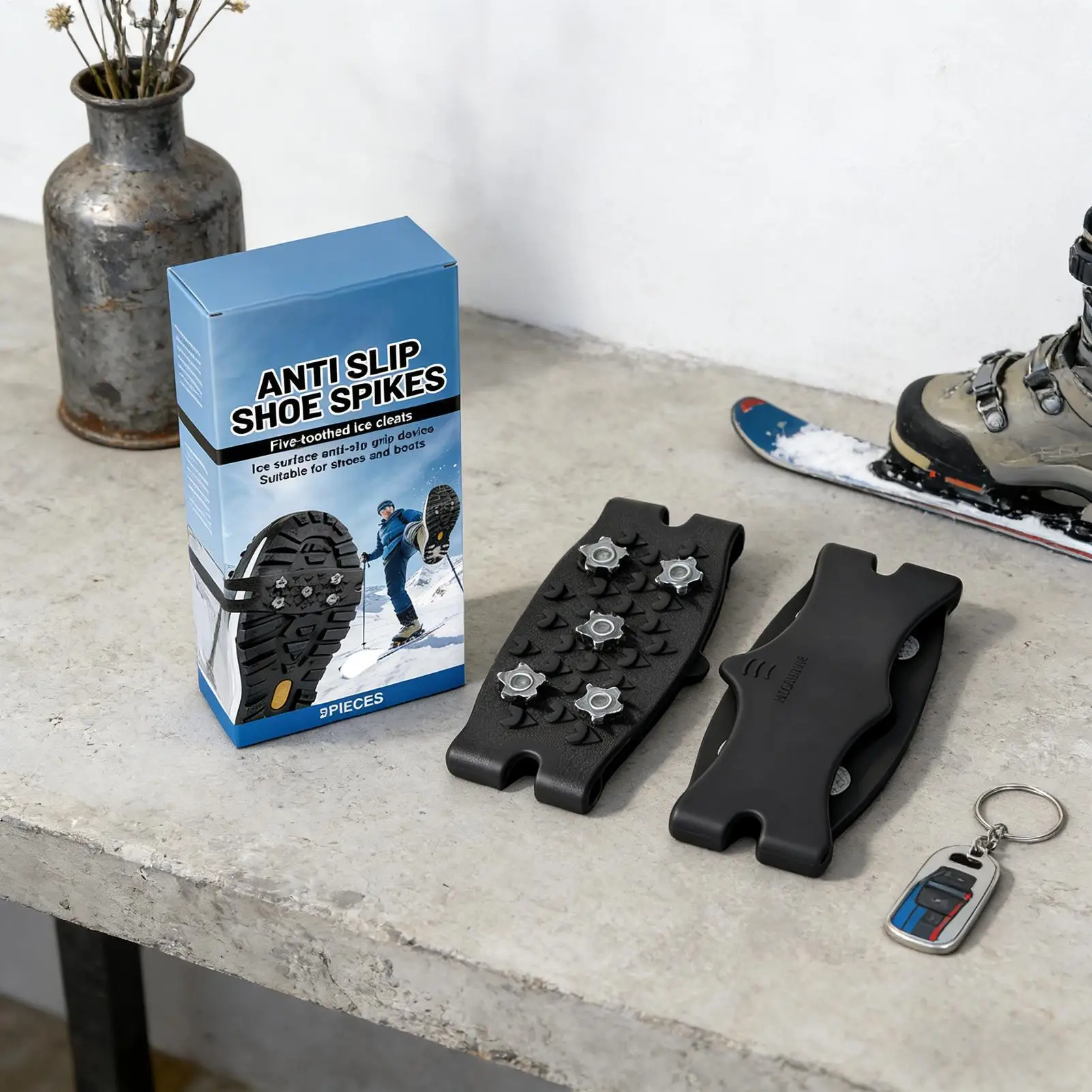 

Противоскользящие накладки на обувь (ледоступы) для зимнего туризма, альпинизма, рыбалки, треккинга и активного отдыха на природе