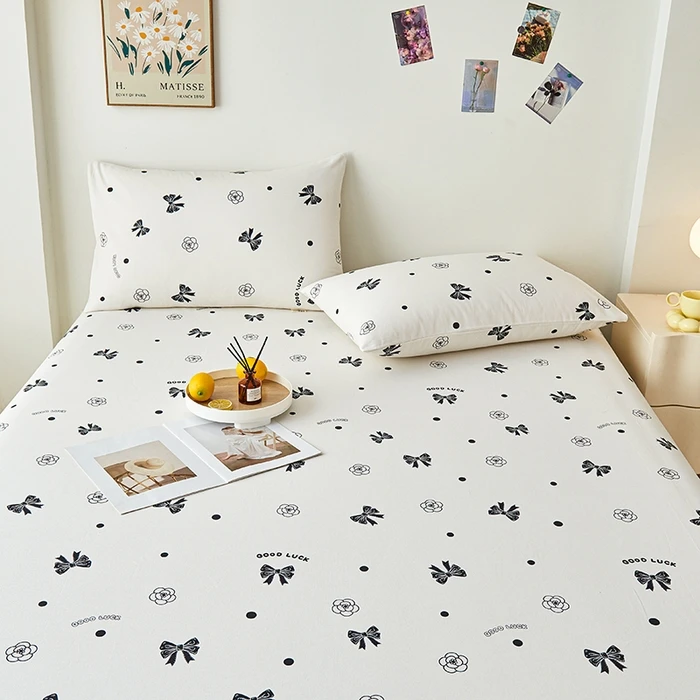 Pure Cotton Old Coarse Cloth Lace Sheets Soft and Thick Skin-friendly Good Air Permeability Not Easy To Pilling Not Easy To Fade