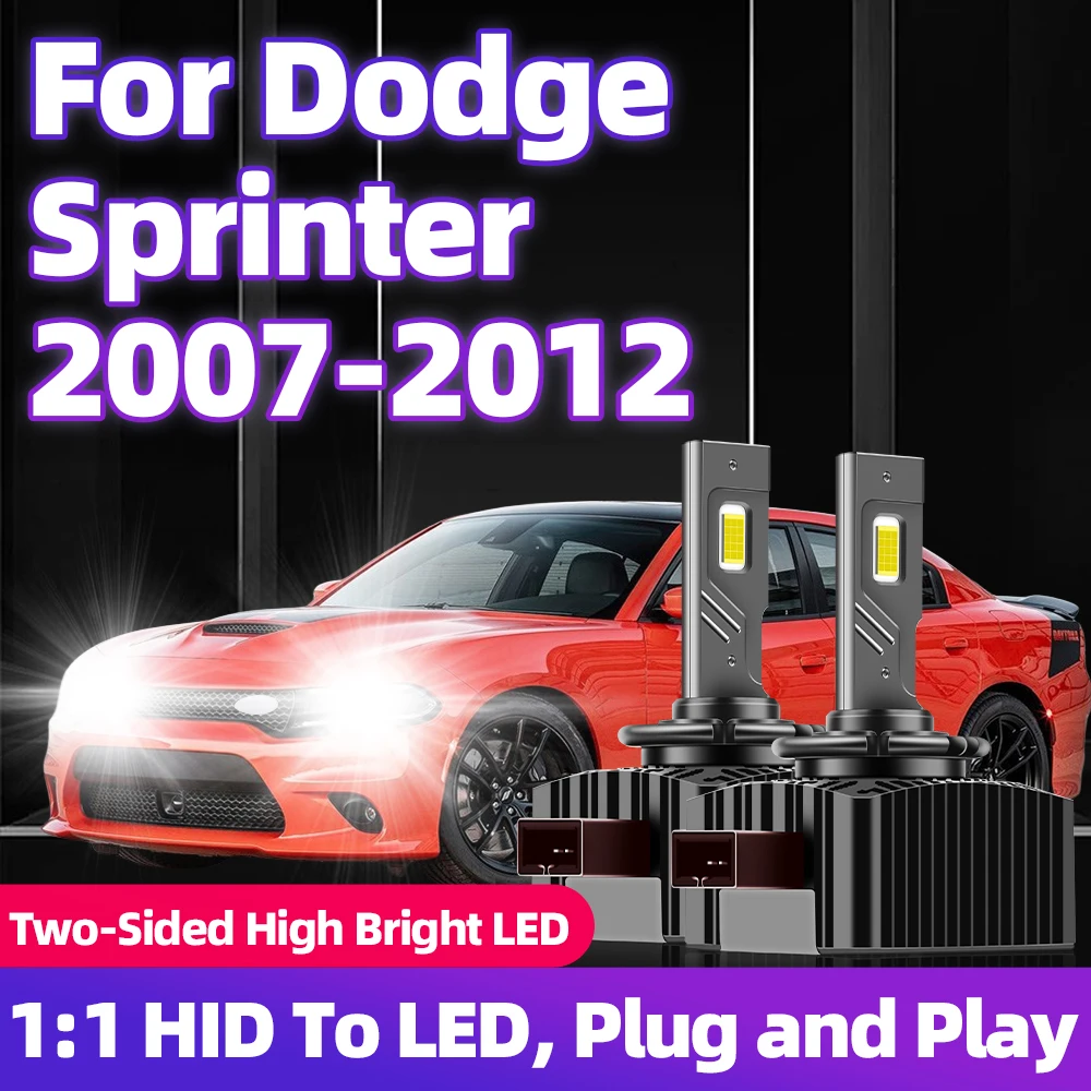 

For Dodge Sprinter 2007 2008 2009 2010 2011 2012 Headlight Bulb 110W 6000K D1S 30000LM Auto HID to LED Replacement Plug&Play 12V