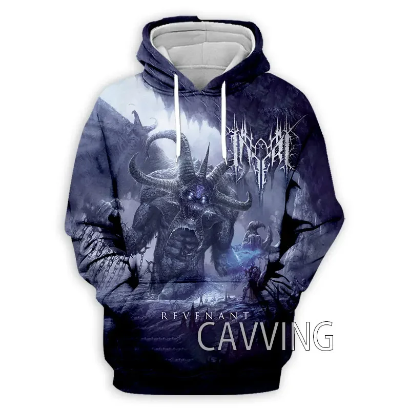 New Fashion  INFERI Rock  Band  3D Printed Clothes Streetwear Men Hoodies Sweatshirt Fashion  Hooded Long Sleeve Pullover Tops