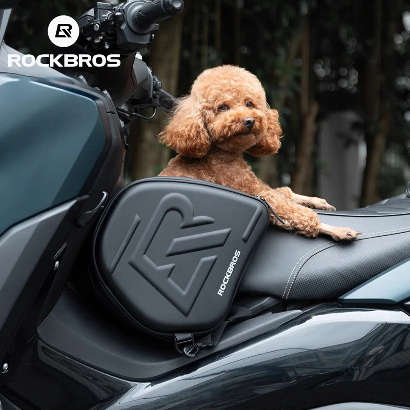 

ROCKBROS Motorcycle Bag EVA Hard Shell 14L Large Capacity Multifunction Portable Storage Moto Bag Fuel Tank Bag Front Bag Crossb