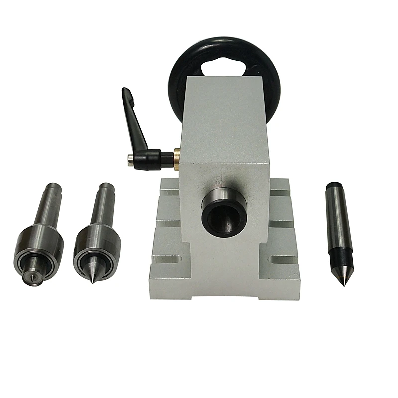 Wood Router Engraving Parts Center Height 65MM Tailstock for Rotary Axis, a Axis, 4th Axis CNC Router Engraver Milling Machine