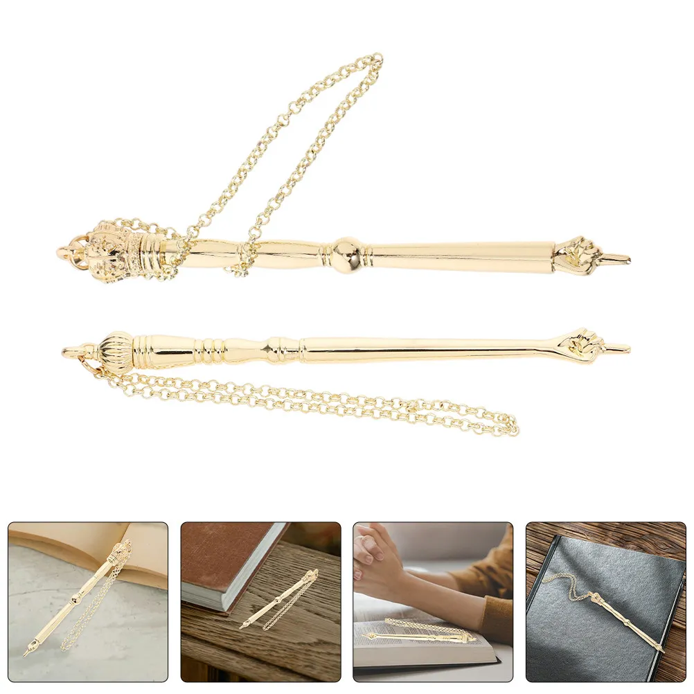 2Pcs Bible Reading Pointer Metal Jewish Yad Finger Tool for Torah Scrolls Church Study Personal Bible Study Accessories