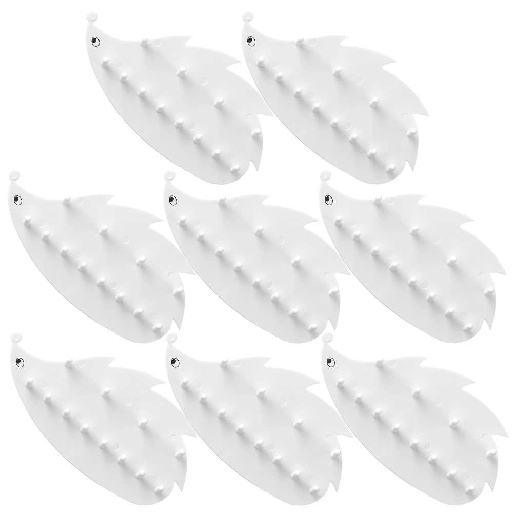 

8 Pcs Hooks Wall Mount Key Hanger Wall Holder Earring Holder Jewelry Earring Organizer Hanging Organizer Storage Box Set