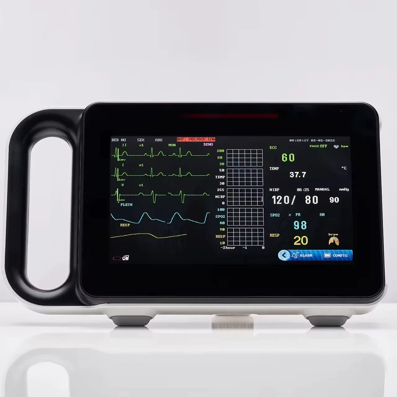 

High Quality-Price Ratio Portable Multiparameter Patient Vital Signs Monitor