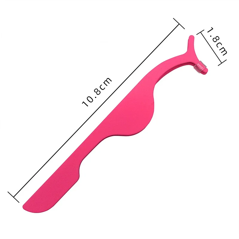 Pinça para cílios postiços, aplicador de cílios postiços, ferramentas de maquiagem, modelador auxiliar de cílios de vison, ferramentas profissionais, 1 peça