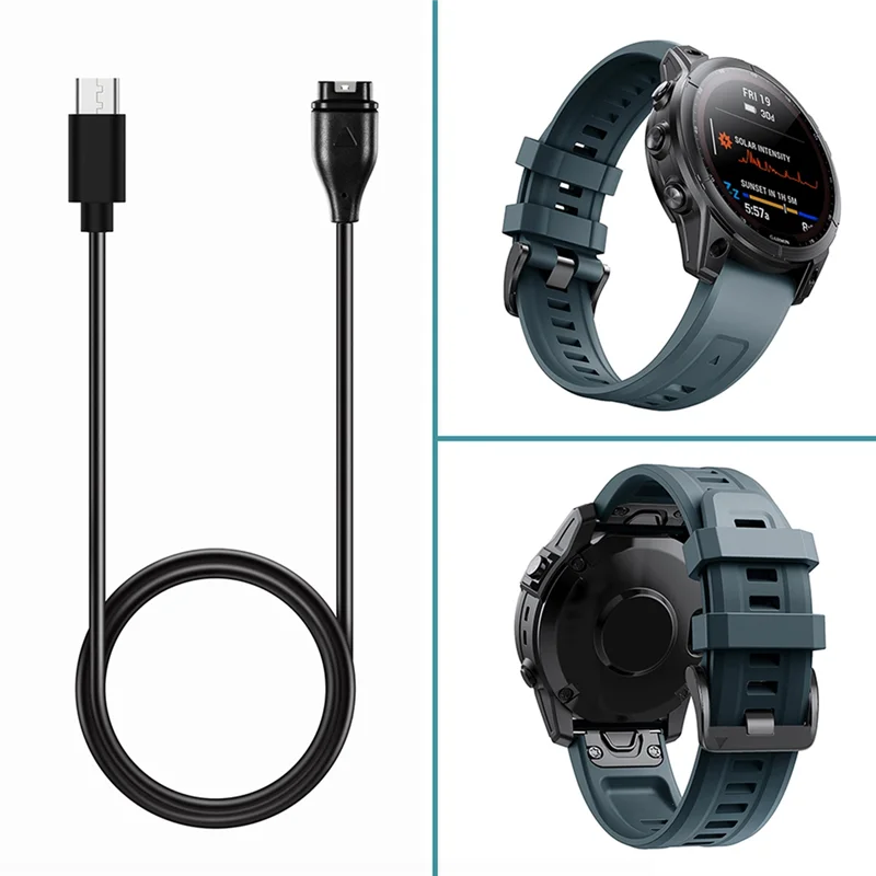 KK-B2-USB Type C Charging Cable for Garmin Fenix 7 7S 7X 6 6S 6X Pro 5S 5X 3 4S 935 945 245 Venu 2 Charger Plug Cover Case