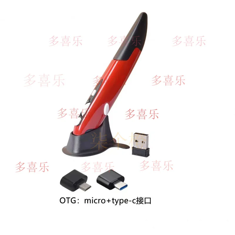 AA   USB Wireless Optical Pocket Pen Mouse Adjustable Handwriting for Laptop Tablet