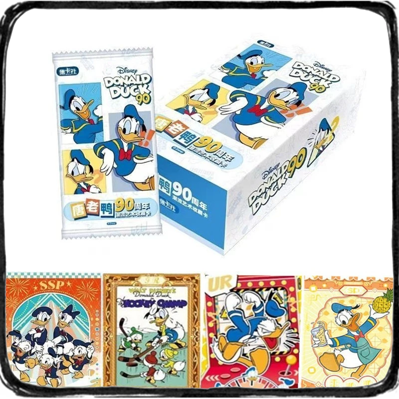 Card.Fun Disney Donald Duck 90th Anniversary Card Mickey Mouse Daisy Duck Collect Animation Cartoon Peripheral Toy Birthday Gift