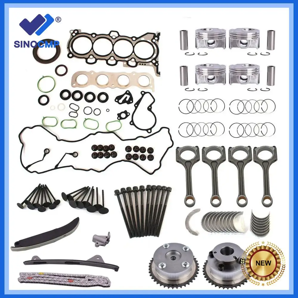 Engine Overhaul Rebuild Kit Connecting Rod Timing kit For 2014-2018 Hyundai Kia Soul Elantra Sonata Forte Forte5 Koup G4NC 2.0L