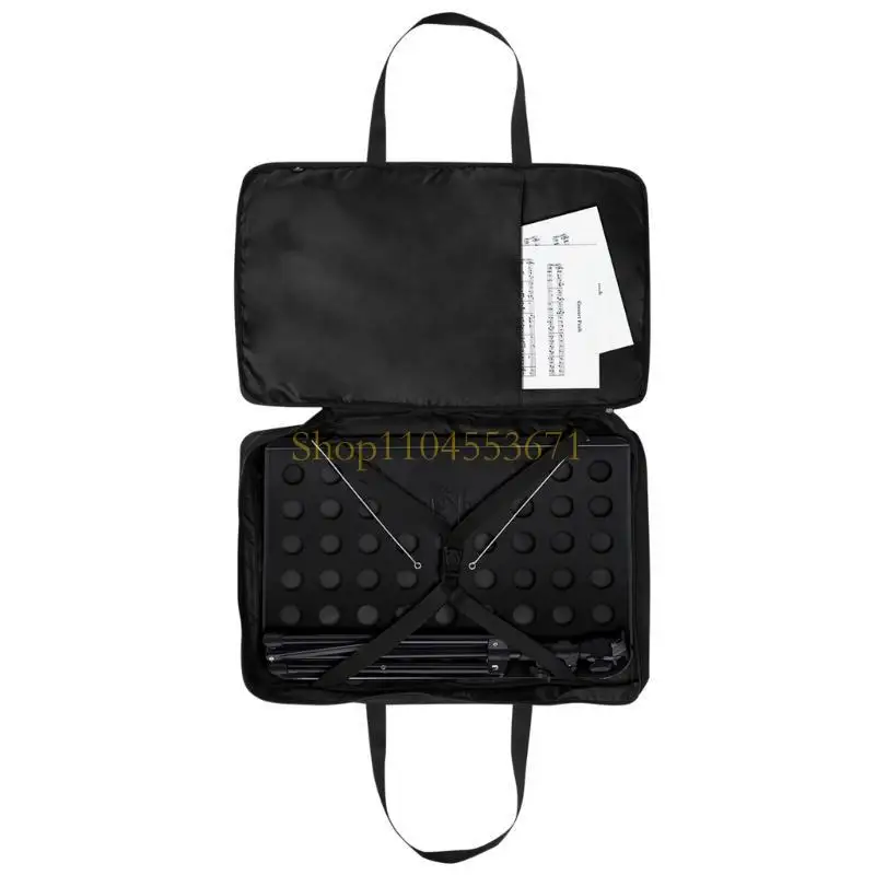 Best Seller Music Sheet Stand Carrying Bag Holder Super Sturdy Bag Replacement Black Suitable for Instruments Performances