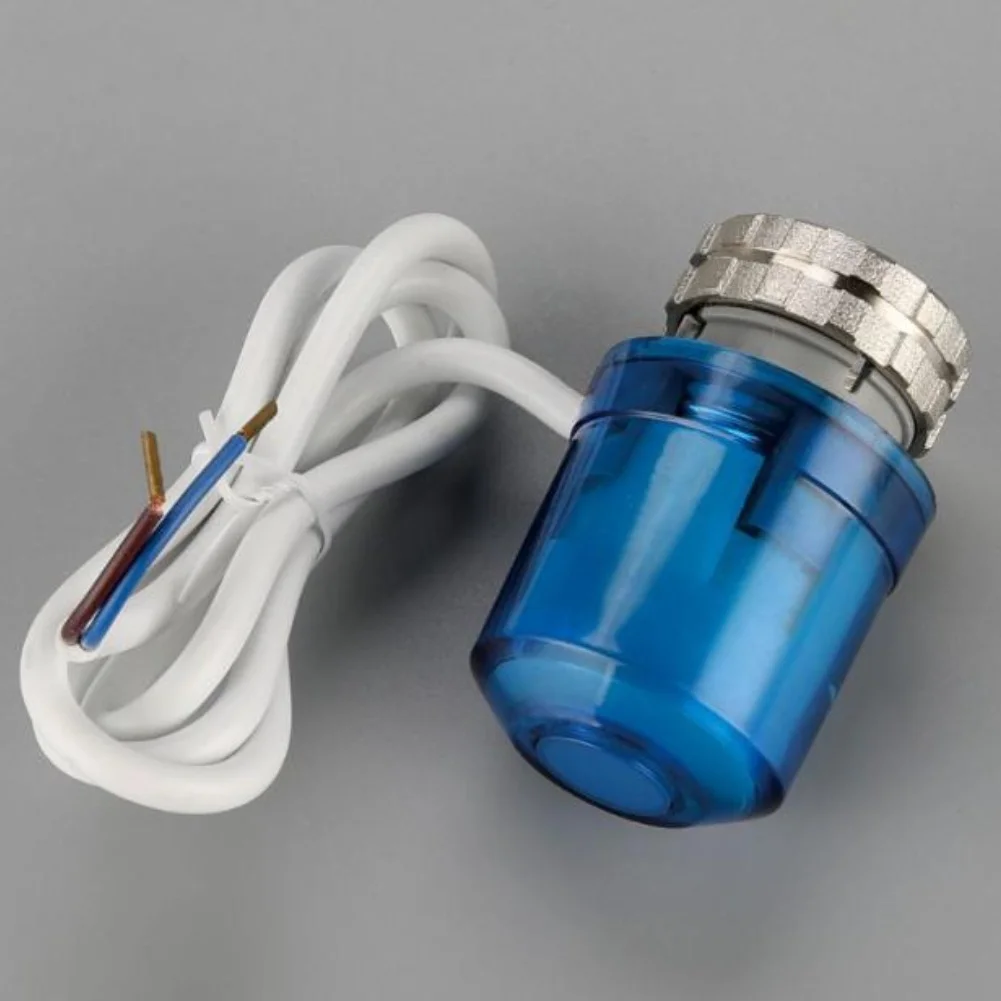 Floor Heating Electric Actuator AC230V M30x1 5 with Automatic Spring Return and Thermal Expansion Operation for Valve Control