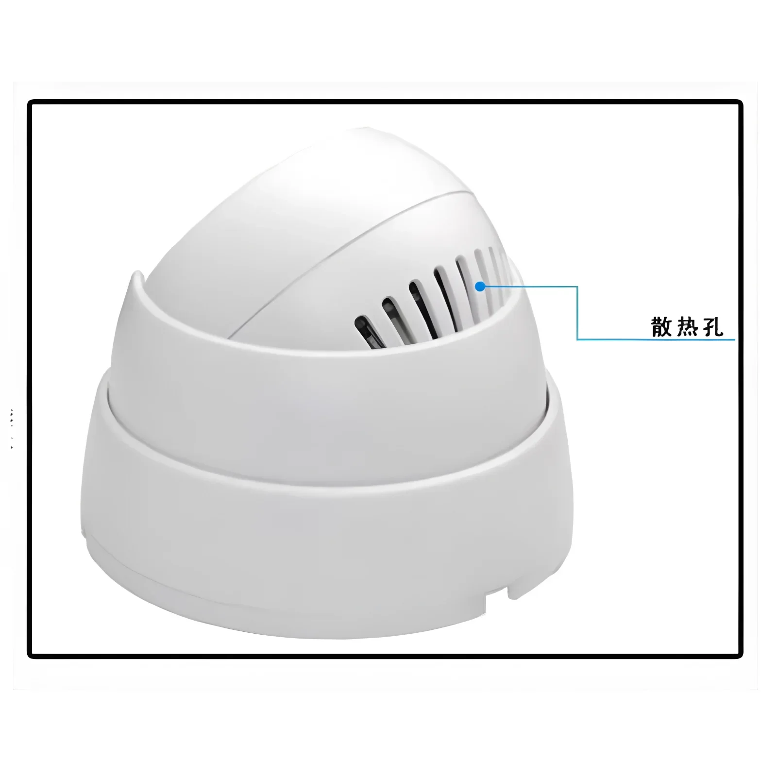 CVBS/TVI/CVI AHD 4in1 Analog Dome Camera 4K 5MP 4MP 1080P HD White Mini OSD Menu Indoor Home CCTV Security Plug And Play