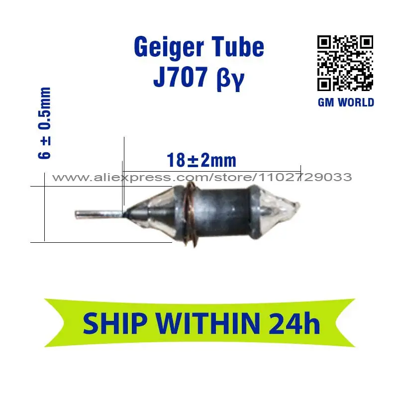 Imagem -03 - Geiger Counter Sensor de Detecção de Radiação Nuclear Tubo gm Uso Portátil Alta Sensibilidade J705