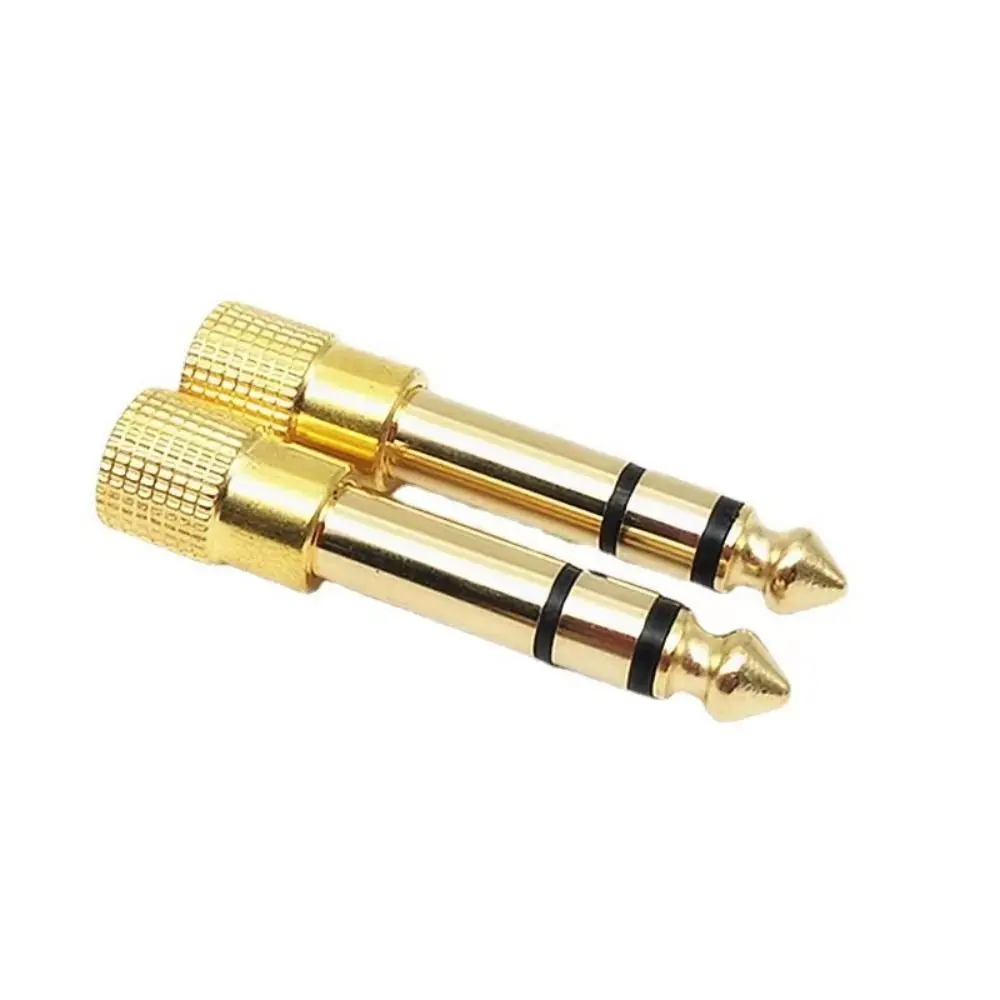 1/4 Inch Jack Audio Adaptor Small To Big Headphone Adapter Audio Stereo Adaptor for For Microphones Speakers Electric Pianos