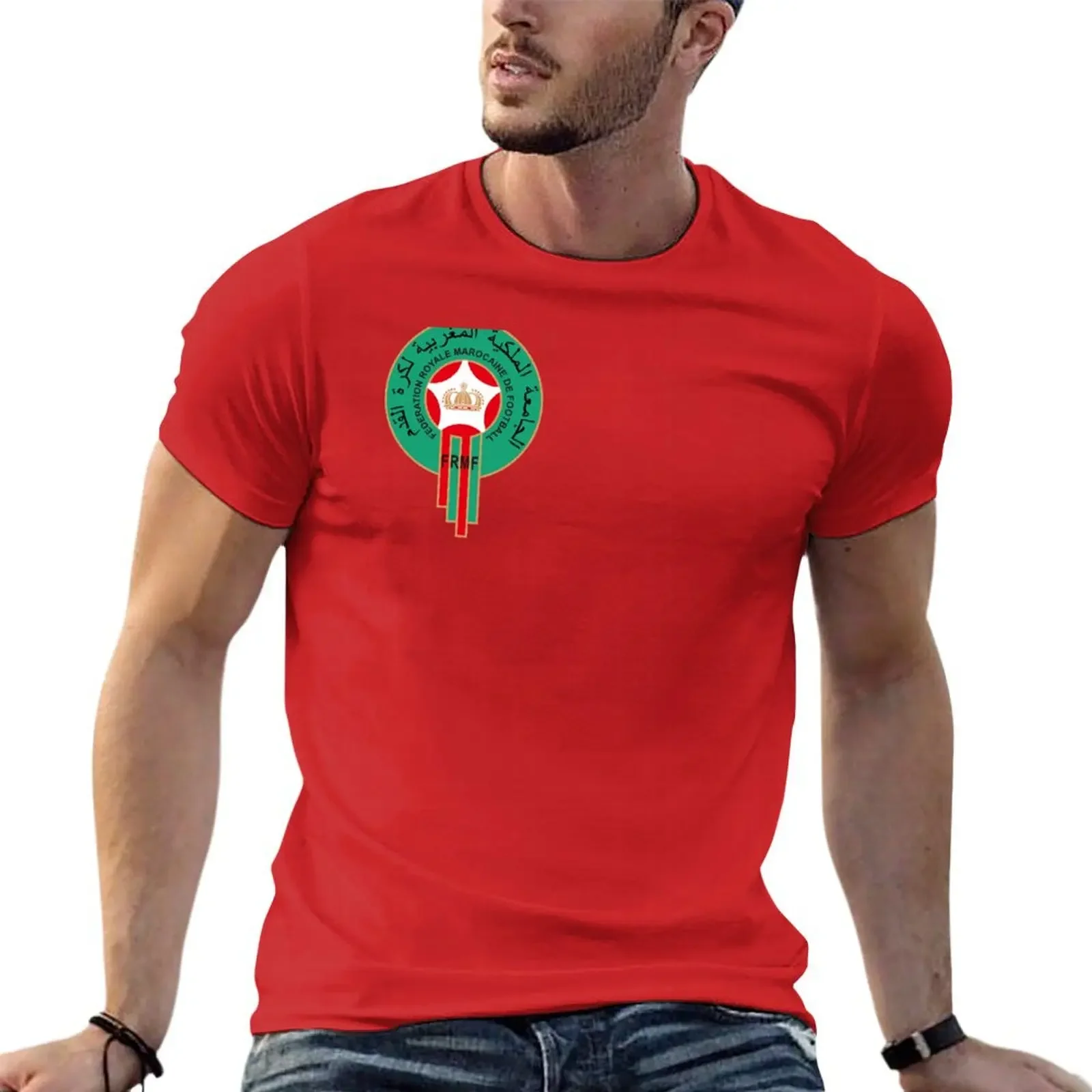 ROYAL MOROCCAN FOOTBALL FEDERATION T-shirt aesthetic clothes quick-drying new edition sweat mens clothing