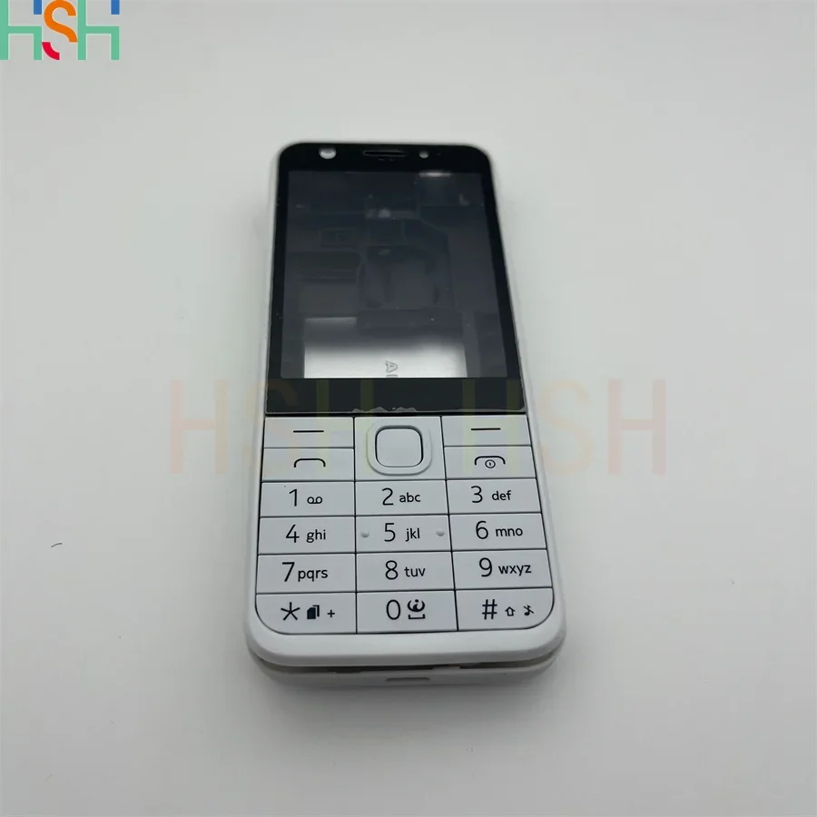 Full Housing Battery Cover Rear Case for Nokia 230 230ds RM-1172 RM-1126 Housing Middle Frame English Keyboard Button