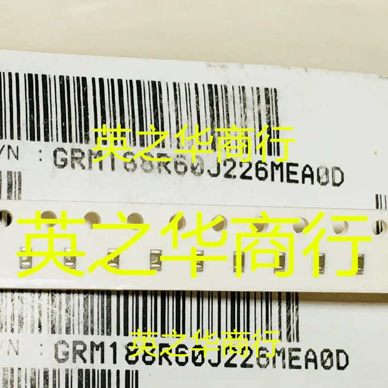 

50pcs original new GRM188R60J226MEA0D chip capacitor 0603 22UF 6.3V X5R 20%